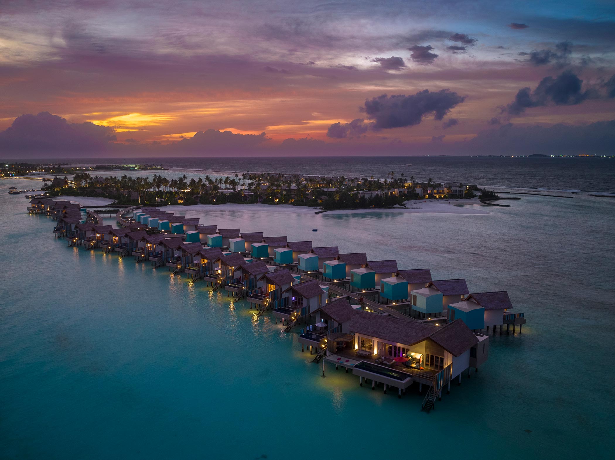 Hard Rock Hotel Maldives Aerial